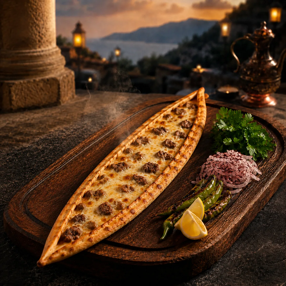 Kavurma Kaşarlı Pide